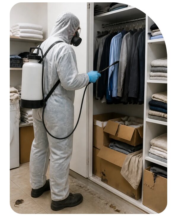 Дератизация одежды в Череповце — от 2555 р. | Сенат-Чрп